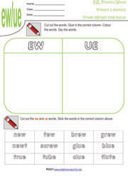 ew-ue-long-vowel-worksheet